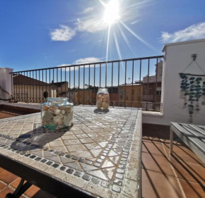 Ático con vistas centro histórico / Terraza 40 m
